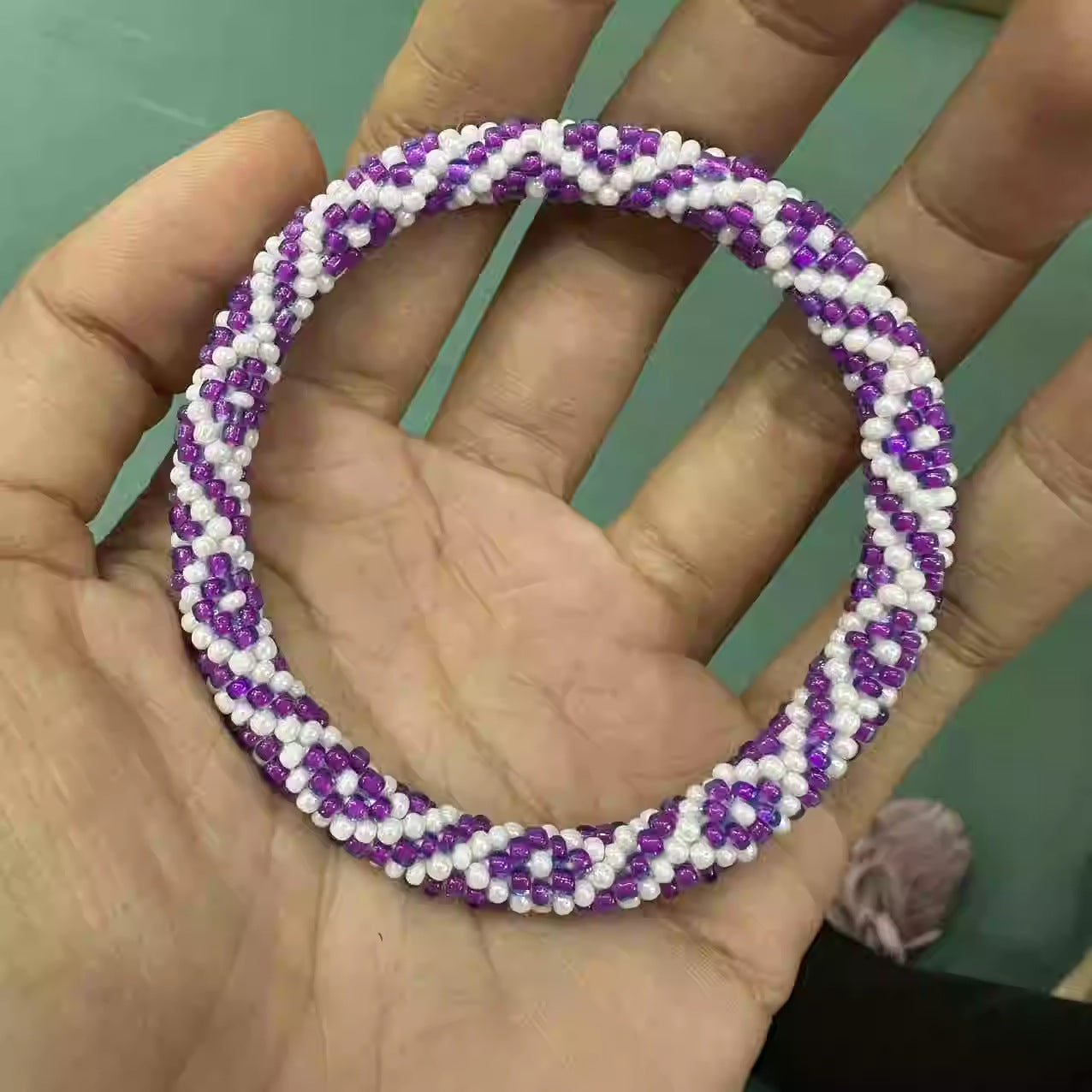 Wholesale Nepal Japan Hand-woven Essential Oil Diffuser Beaded Bracelet